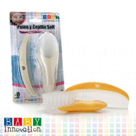 Cepillo y peine con cerdas para bebes